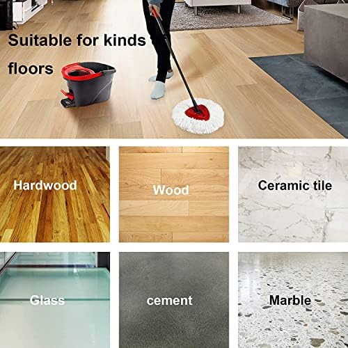 FunCeeReplacement Heads for Spin Mop 3Pack Super Efficient Easy to Use