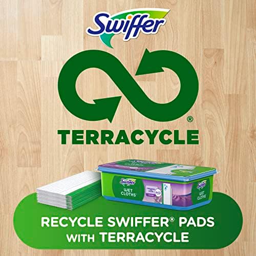 Swiffer Sweeper Wet Mopping Cloth 24 Count with Freshness Lavender Vanilla Scent