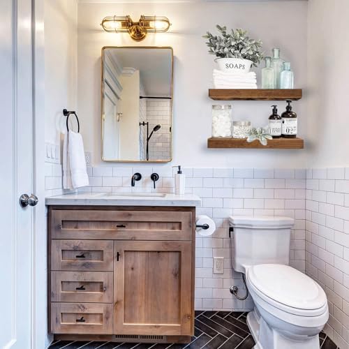 FHF Floating Shelves Rustic Brown