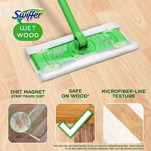 Swiffer Sweeper Wet Wood Floor Mopping Cloth 20-Pack