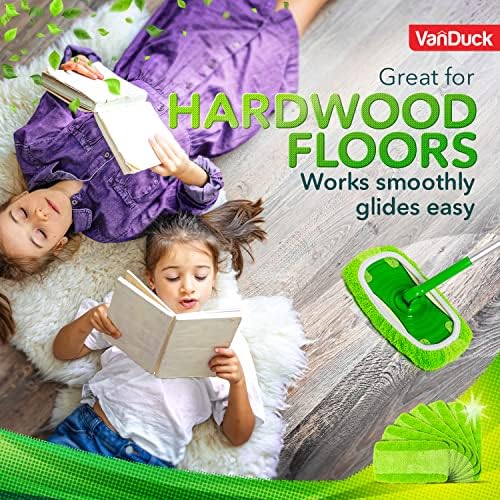 Reusable Mop Pads - Microfiber Machine Washable Durable Efficient