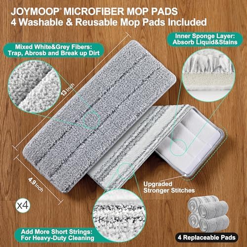 JOYMOOP High-Quality Mop and Bucket Set for Wet Dry Cleaning